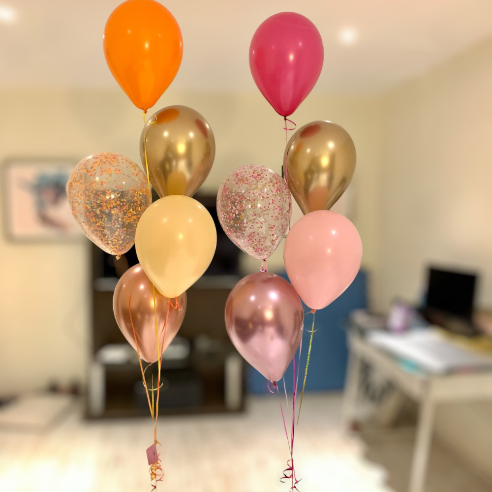 Ramos de globos pequeños